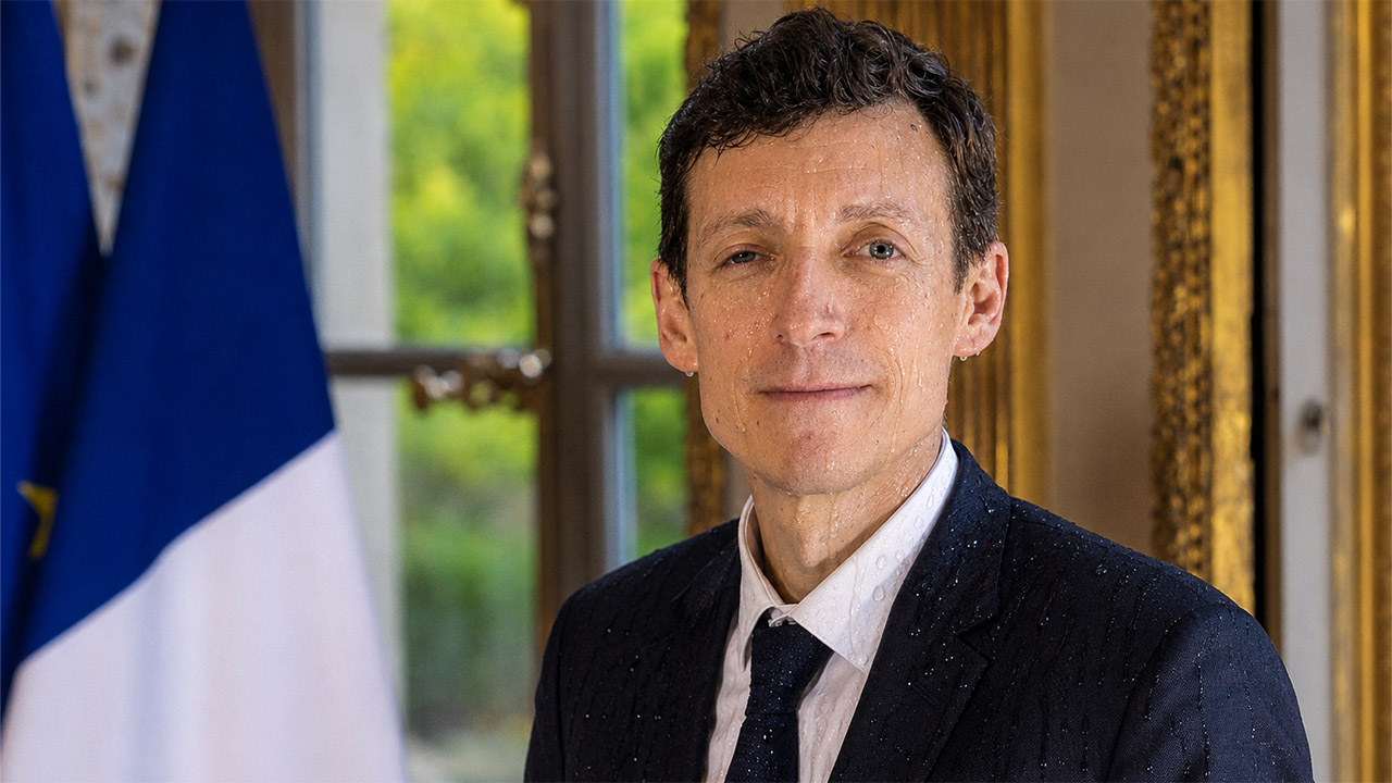 Édouard Geffray refuse la climatisation dans son bureau par solidarité avec les écoles. Image modifiée par IA